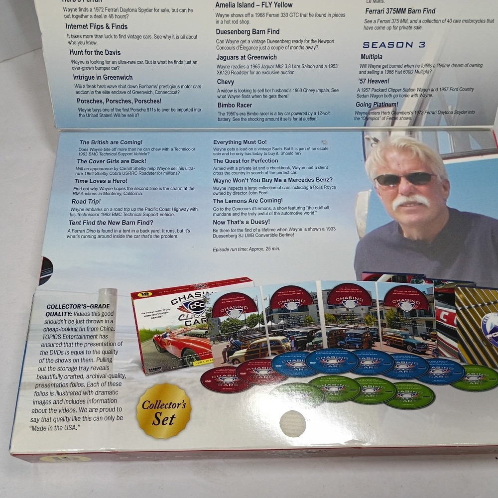 Chasing Classic Cars (16 DVD, 2012) Automotive Documentary Wayne Carini - Picture 13 of 13